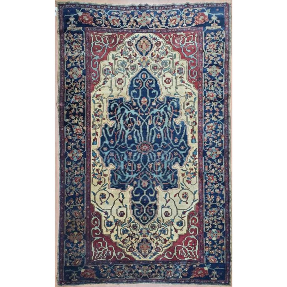 Antique Fereghan Sarouk Rug (1 of 6)