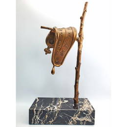 Salvador Dali Bronze Sculpture "Melting Clock"