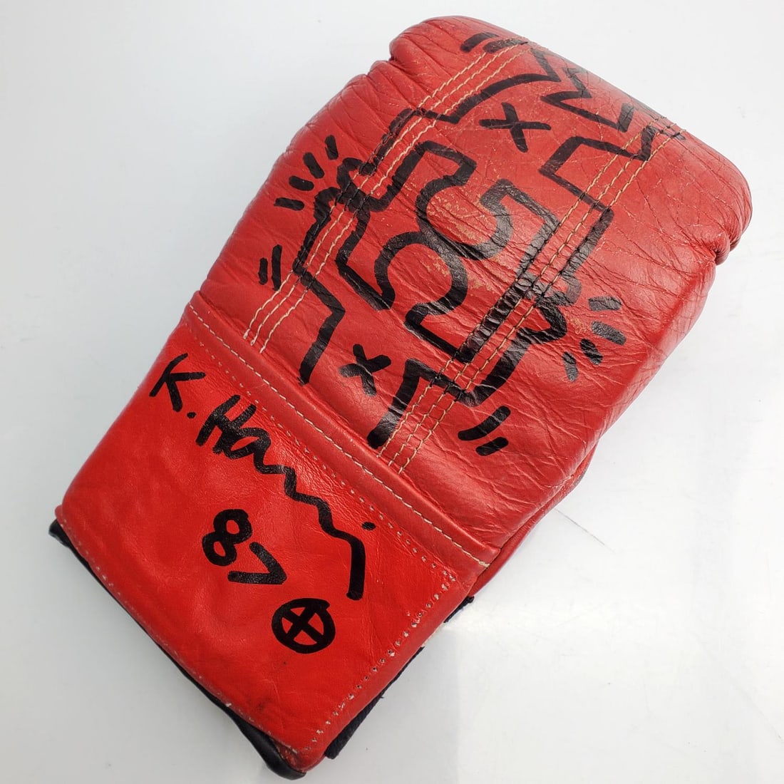 After & Attributed to Keith Haring Boxing Glove (1 of 5)