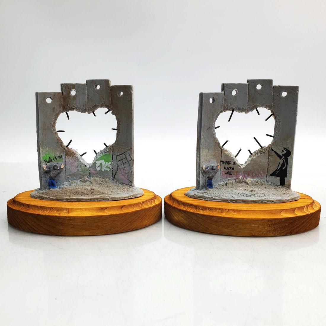 After Banksy, Lot of 2 Souvenir Wall Sections (1 of 6)