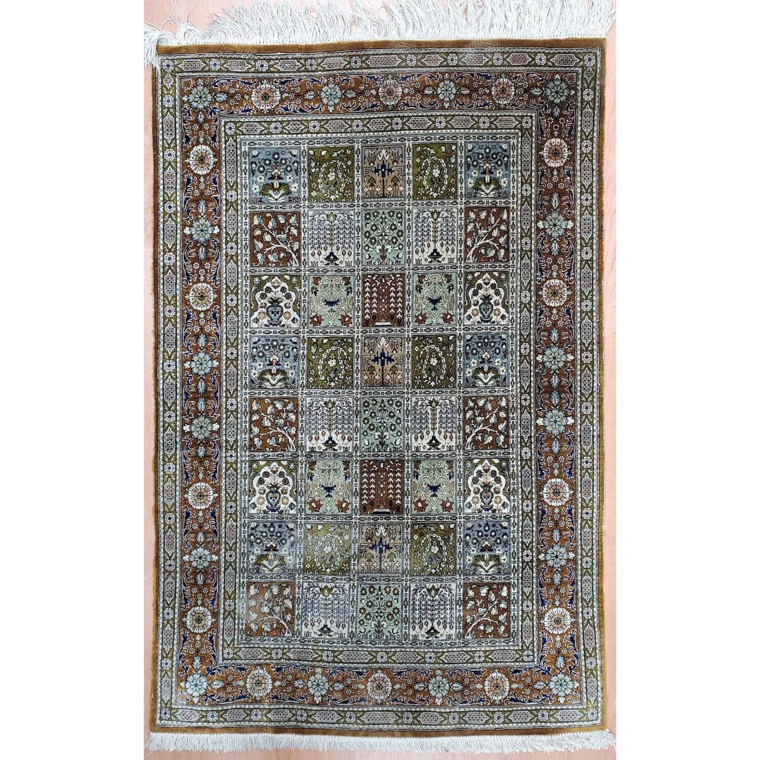 Vintage Persian Ghom Silk Rug (1 of 5)