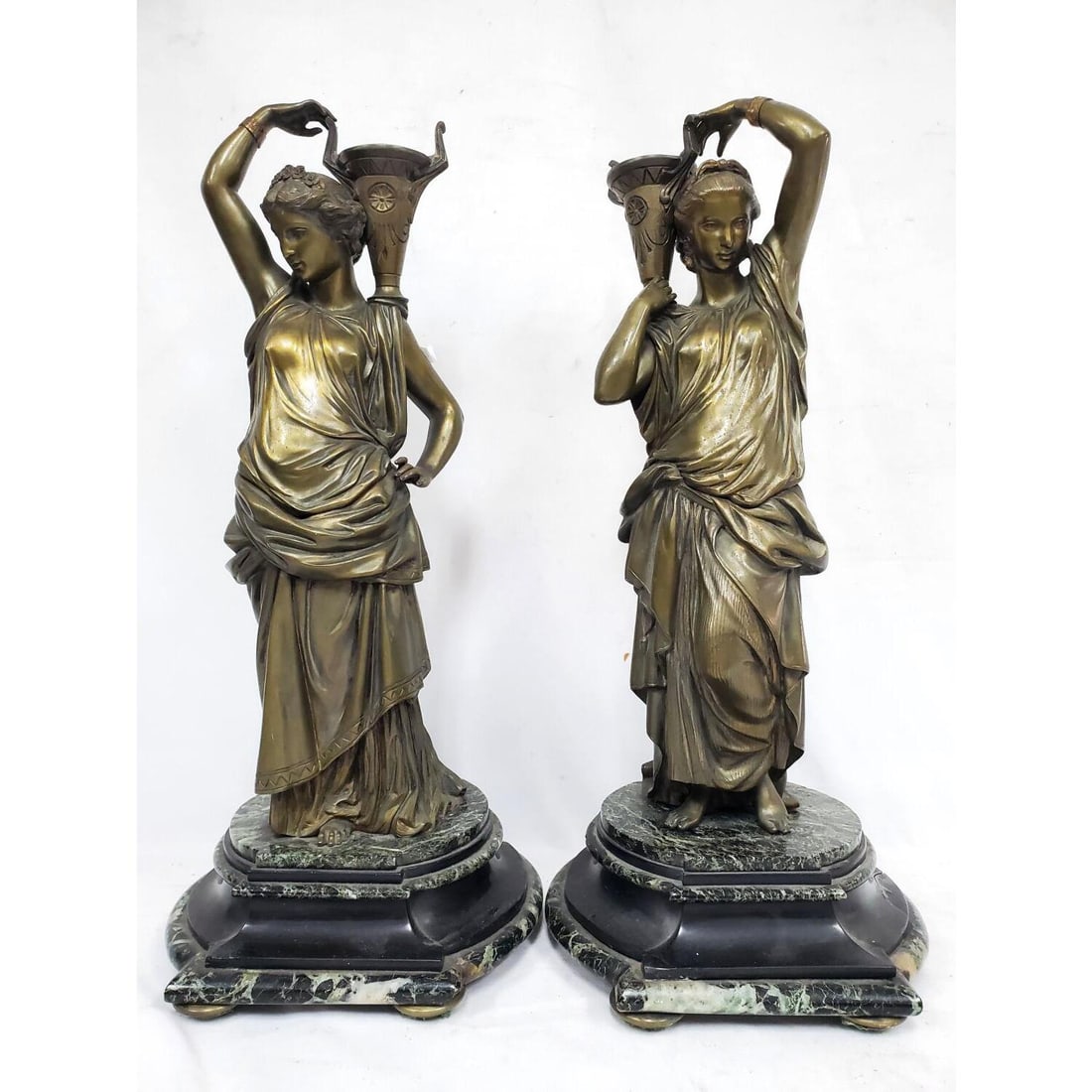 Antique Large French Bronze Romanesque Sculptures (1 of 6)