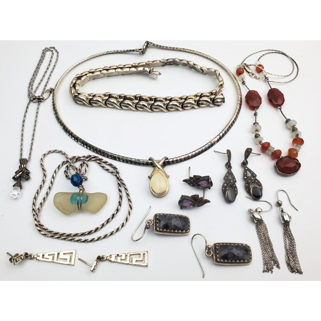 Fine Bag Lot of Sterling Silver Jewelry (1 of 5)