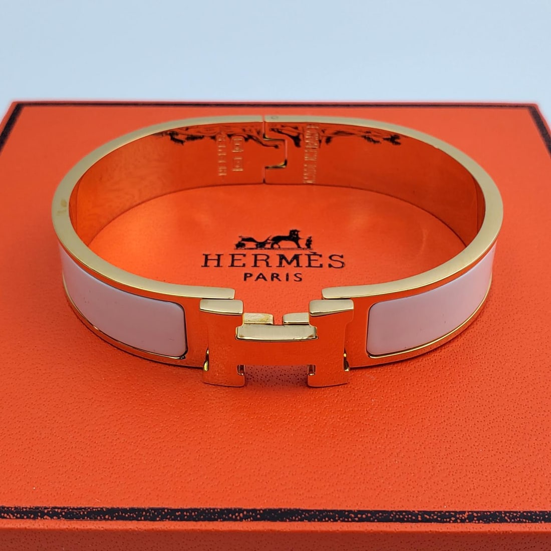 Authentic Hermes Clic H Bracelet in Original Box (1 of 6)