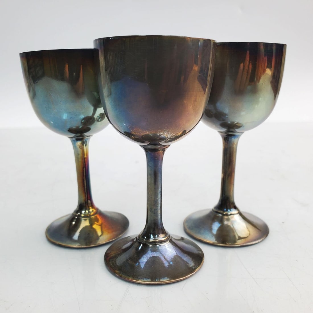 3 Japanese 1920s Sterling Silver Wedding Cups (1 of 5)