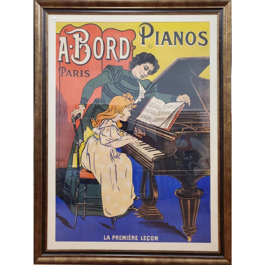 Eugene Oge Large Colored Lithograph (1 of 4)