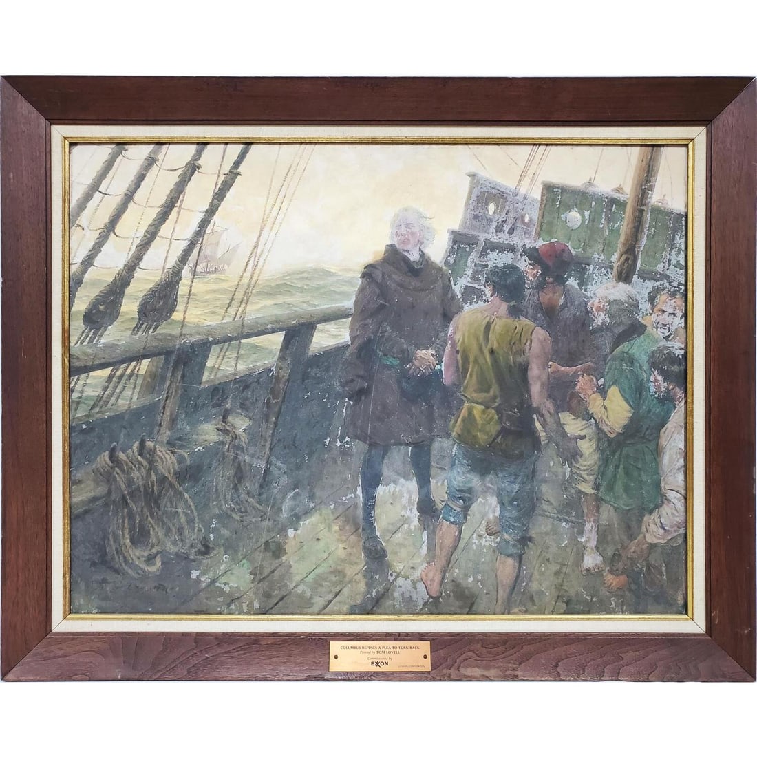 Tom Lovell, American (1909-1997) Painting Oil on Board (1 of 8)