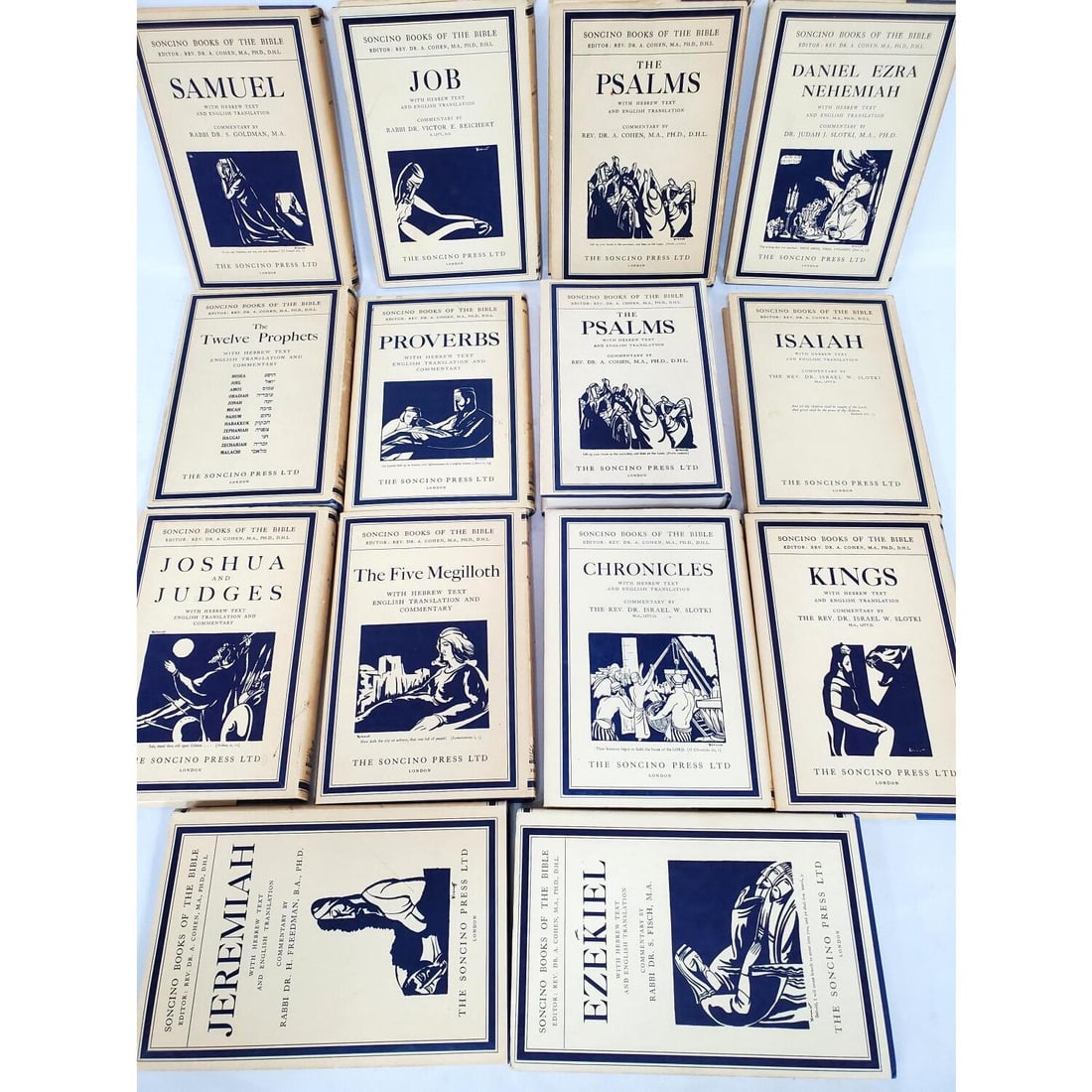 14 Soncino Books of the Bible, Circa 1960s (1 of 5)