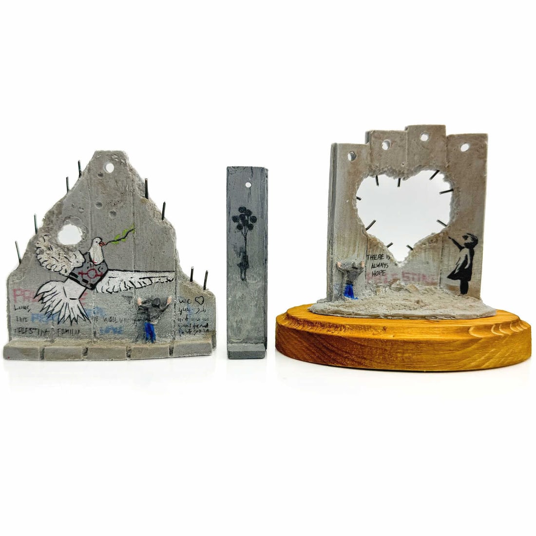 After Banksy, Lot of 2 Souvenir Wall Sections (1 of 7)