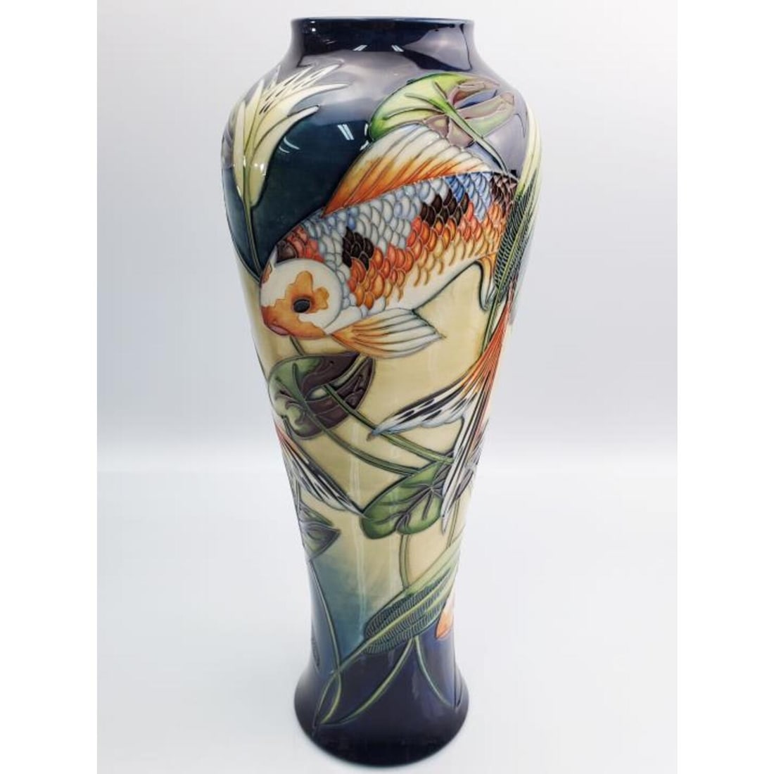 English Moorcroft Pottery "Quiet Waters" Vase (1 of 5)