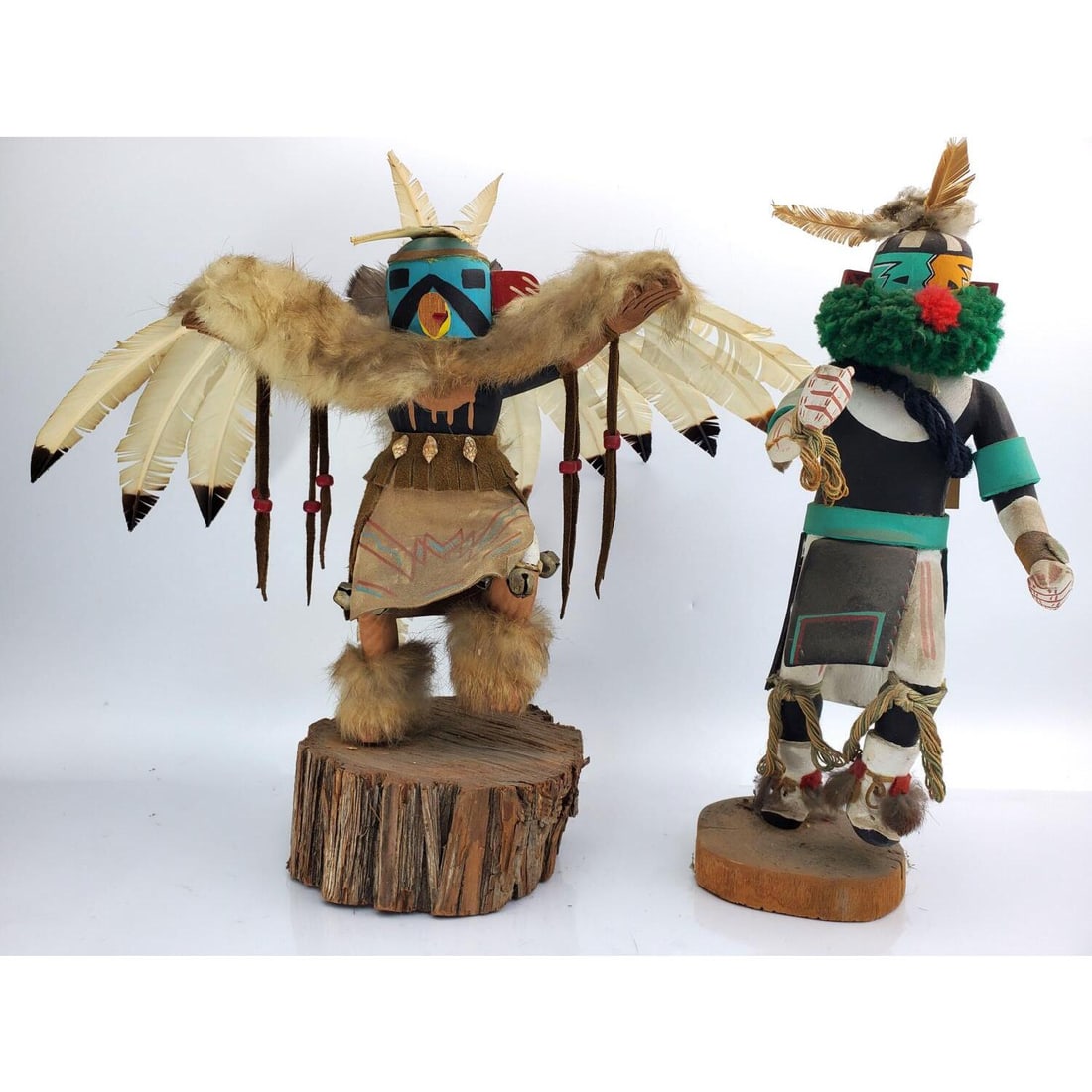 2 Vintage Native American Navajo Kachina Dolls (1 of 7)