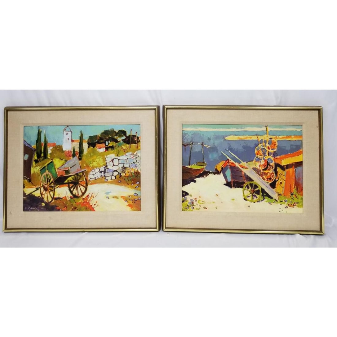 George Blouin, French (Born 1920) 2 Paintings (1 of 4)