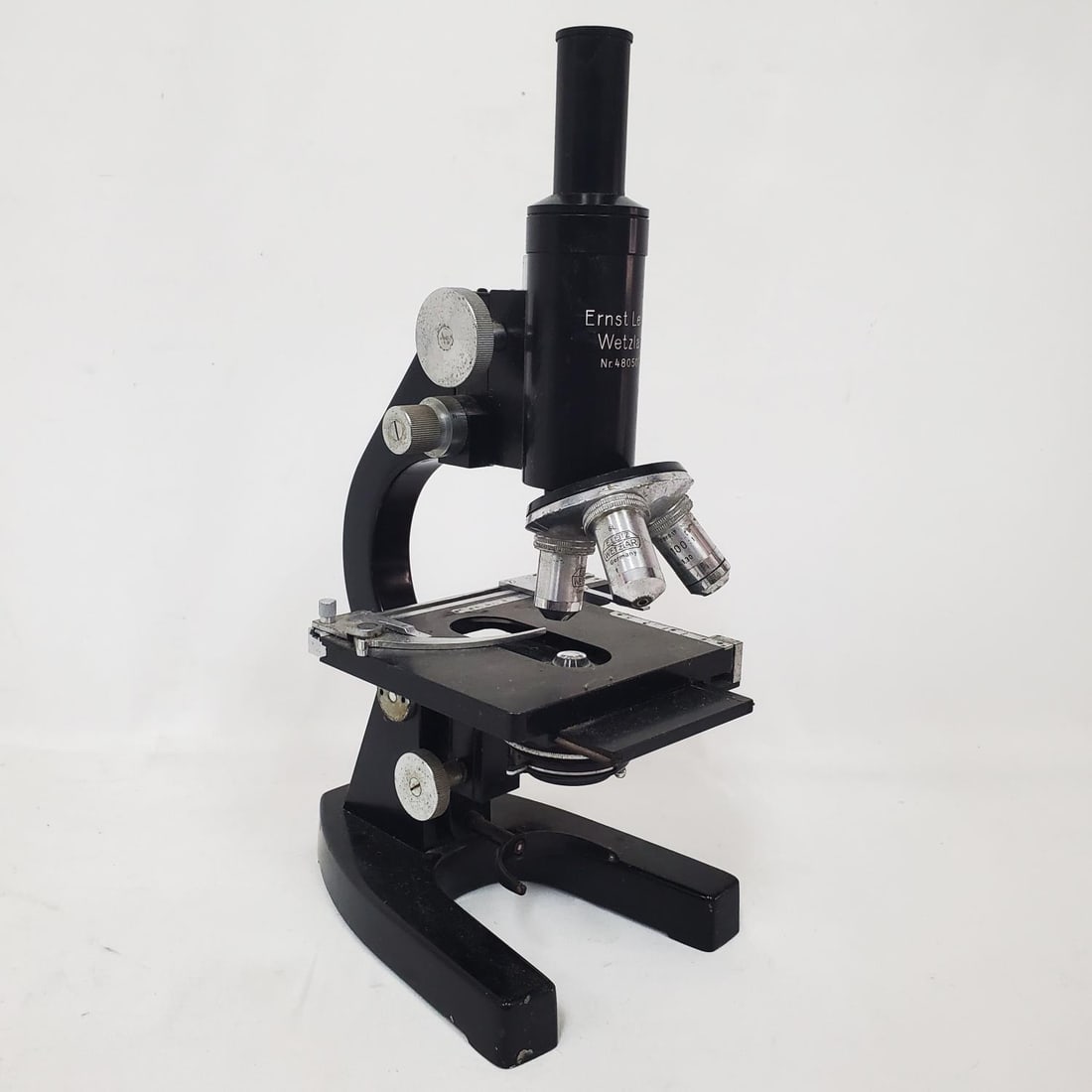 Old Ernst Leitz Wetzlar Optical Microscope (1 of 2)