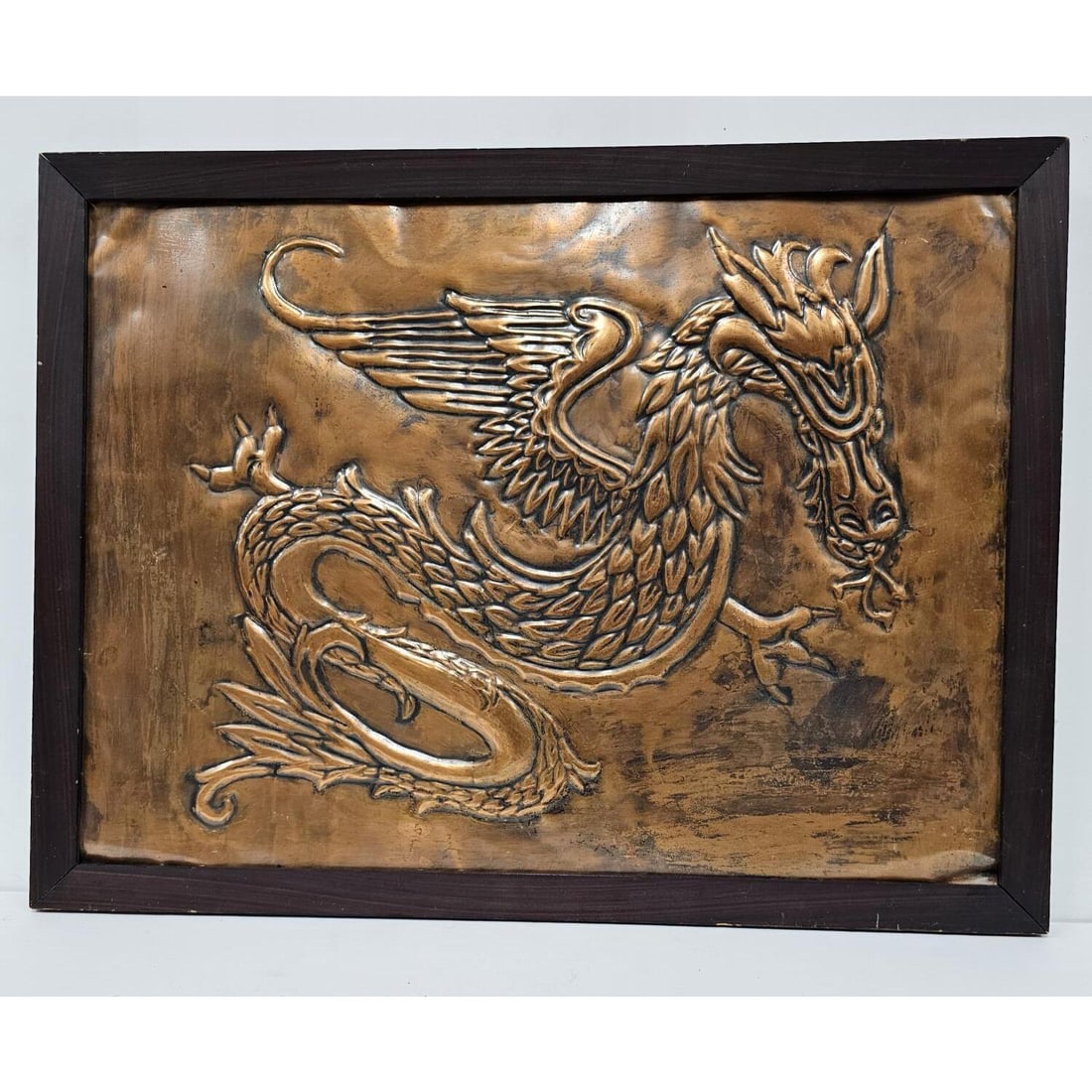 Signed Embossed Copper Work of Art (1 of 4)