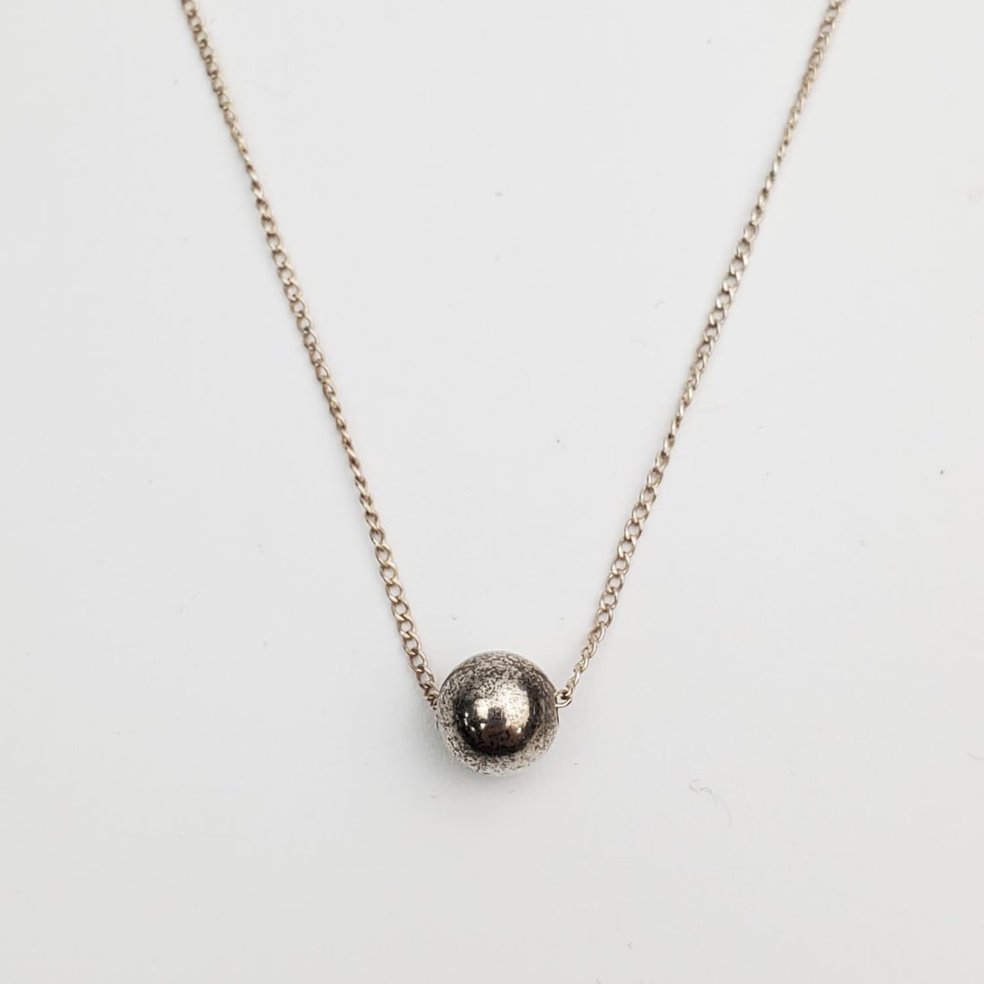 Tiffany & Co Sterling Silver Ball Necklace (1 of 3)