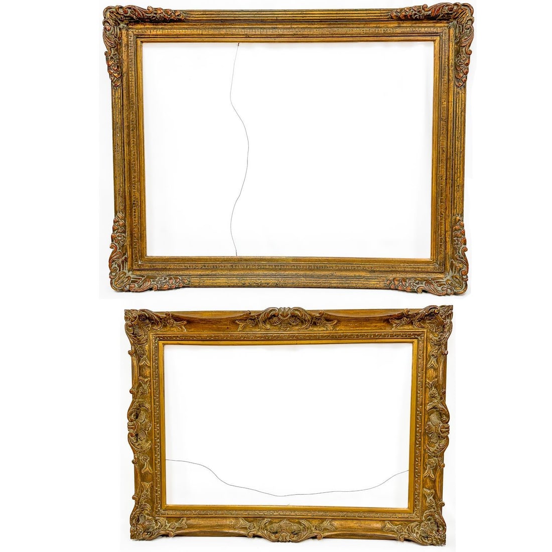 2 Vintage Large Carved Wood Frames for Paintings (1 of 6)