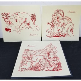 3 Prints After Pablo Picasso
