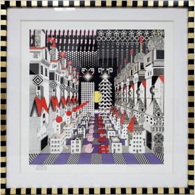 Pedro Friedeberg, Mexican (Born 1936) Silkscreen