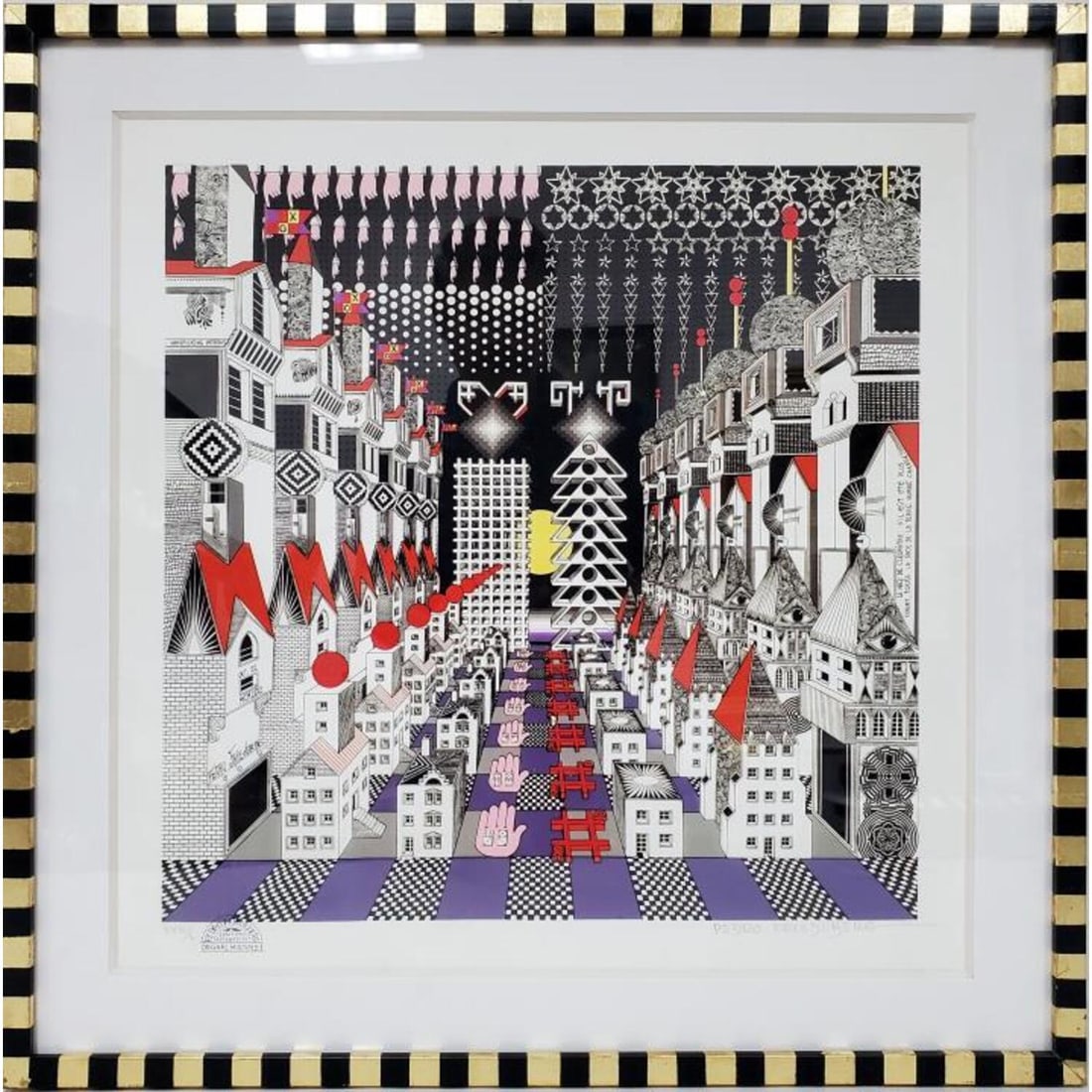 Pedro Friedeberg, Mexican (Born 1936) Silkscreen (1 of 6)