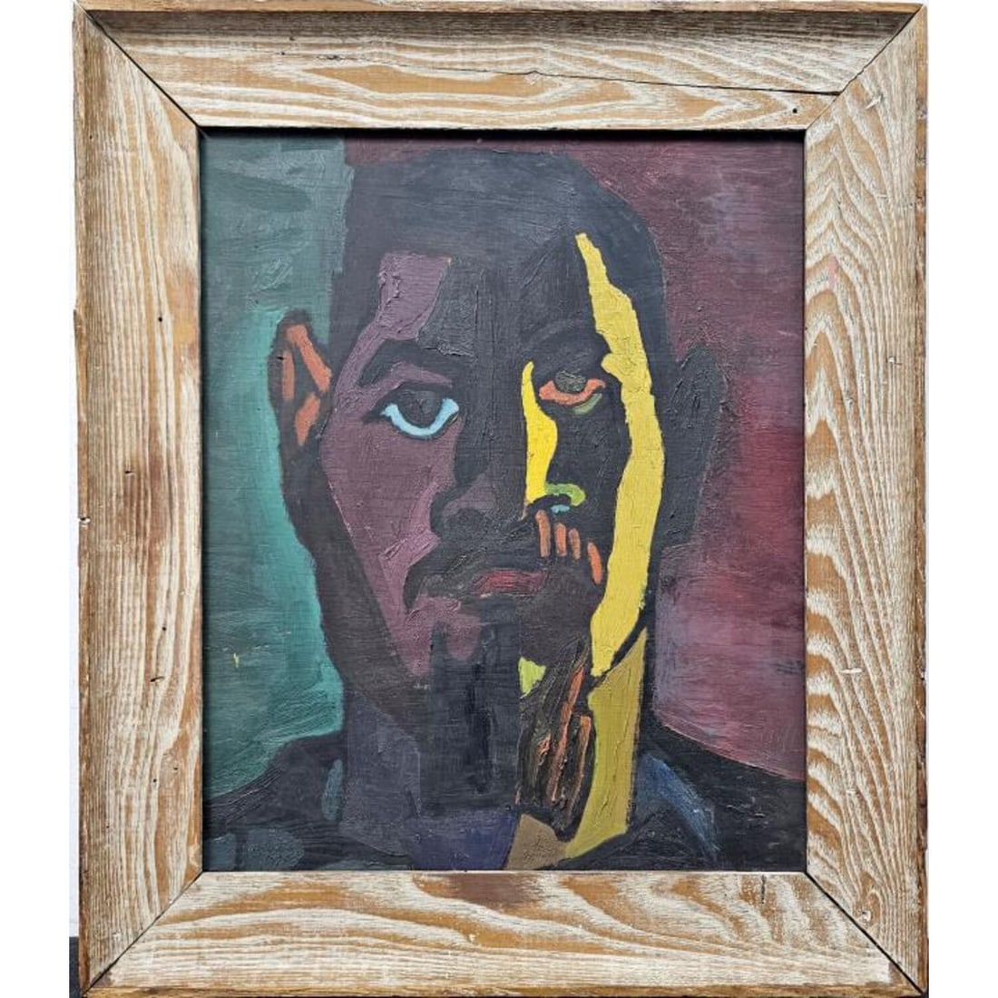 Old Signed H. Leopold  Painting Oil on Wood (1 of 8)