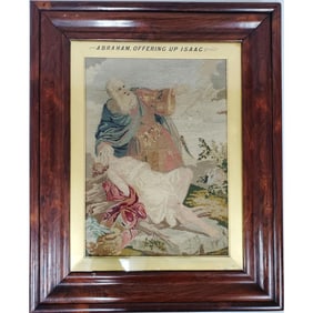 Antique Judaica Belgian Tapestry