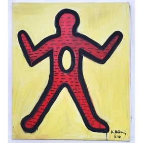 After Keith Haring, American (1958-1990) Painting