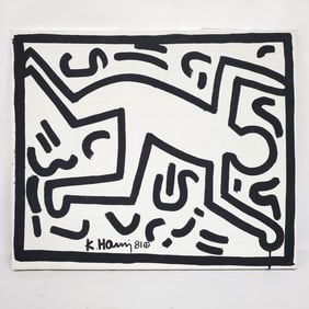 After Keith Haring, American (1958-1990) Painting