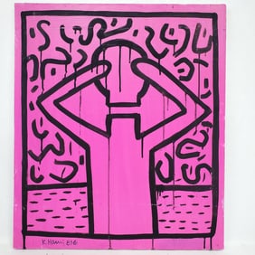 After Keith Haring, American (1958-1990) Painting