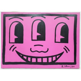 After Keith Haring, American (1958-1990) Painting