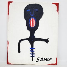 After Jean-Michel Basquiat, Painting Oil on Canvas