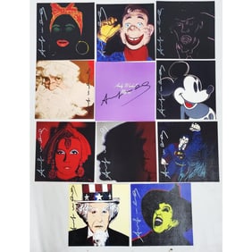 Attributed to Any Warhol, "Myth's" Signed Prints