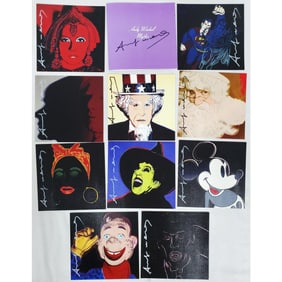 Attributed to Any Warhol, "Myth's" Signed Prints