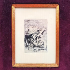 Auguste Renoir French (1841-1919) Etching