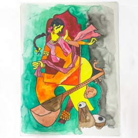 Attrib to Maqbool Fida Husain, Indian (1913-2011)