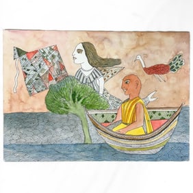 Attrib to Badri Narayan, Indian (1929-2013)