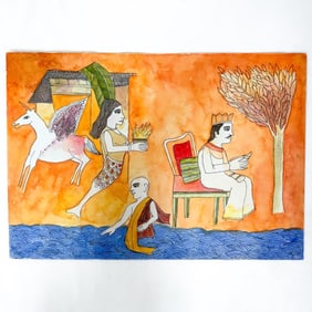 Attrib to Badri Narayan, Indian (1929-2013)
