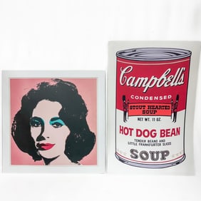 Lot of 2 Prints After Andy Warhol