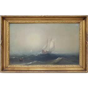 Antique Signed Painting, Oil on Canvas