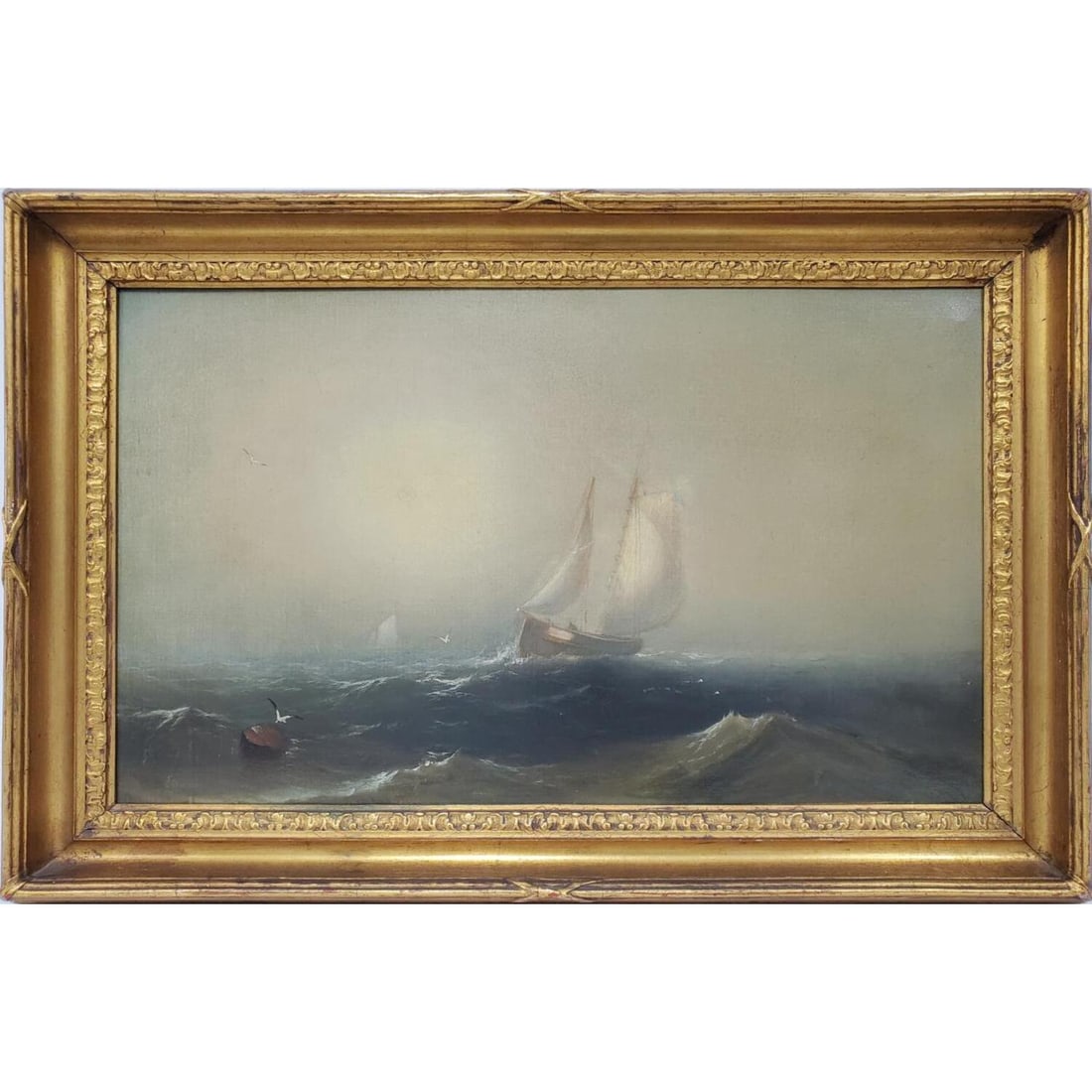 Antique Signed Painting, Oil on Canvas (1 of 2)