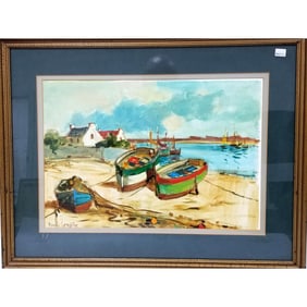 Maurice Lemaitre, French (1929-2018) Painting