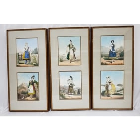 Leon Mansion, French (1785-1840) Etchings