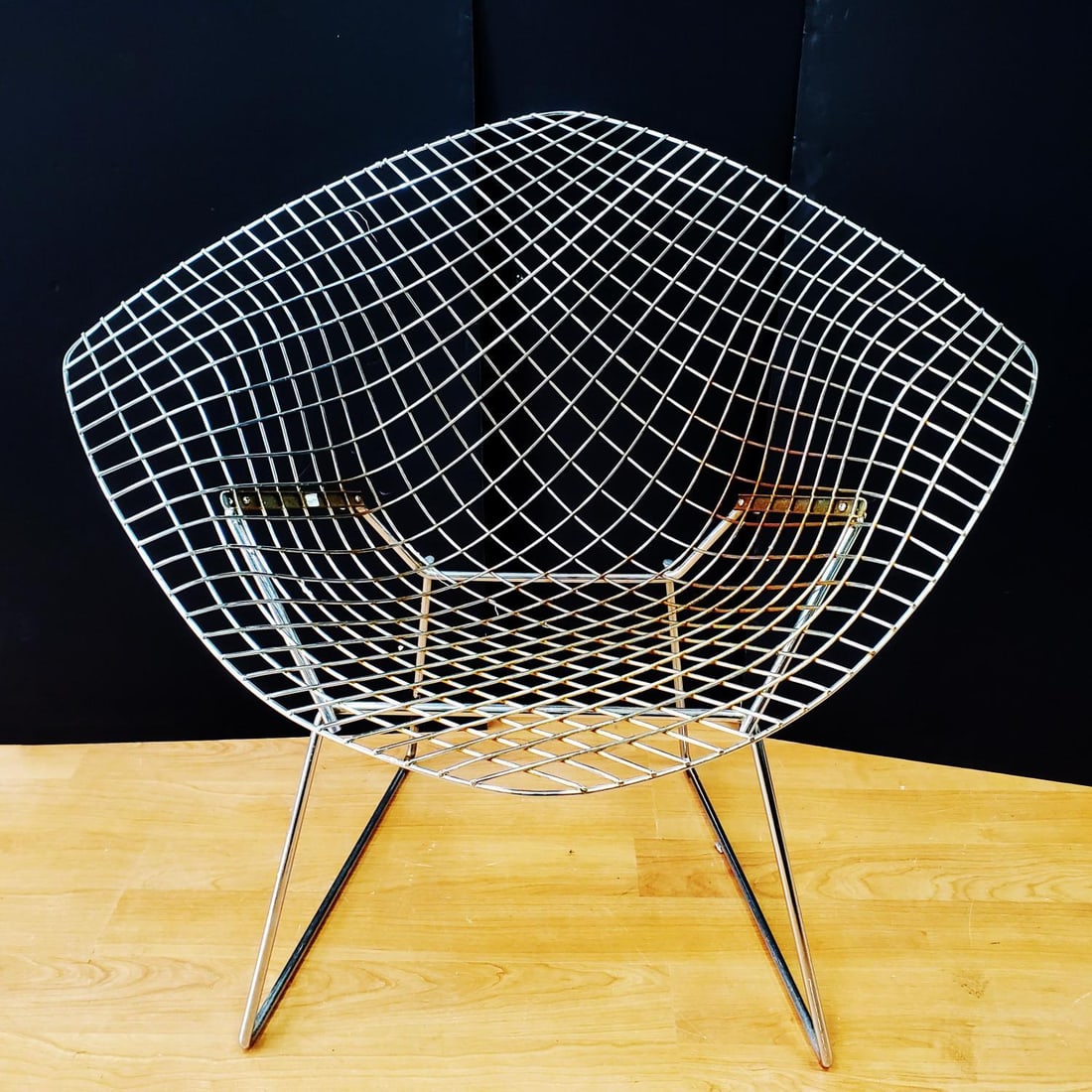 MCM 1960's Knoll Harry Bertoia Metal Lounge Chair (1 of 5)