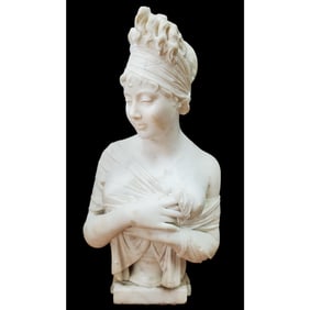 After Joseph Chinard, French (1756-1813) Marble