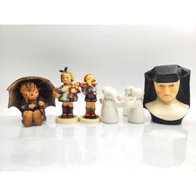 Lot of 5 Old Goebel Porcelain Items
