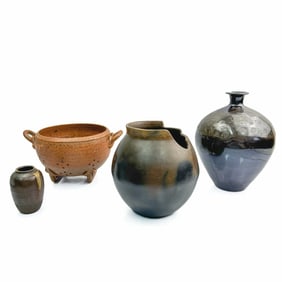 Lot of 4 Vintage Pottery Items