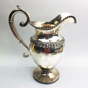 American Southern Georgia Coin Silver Pitcher 1827