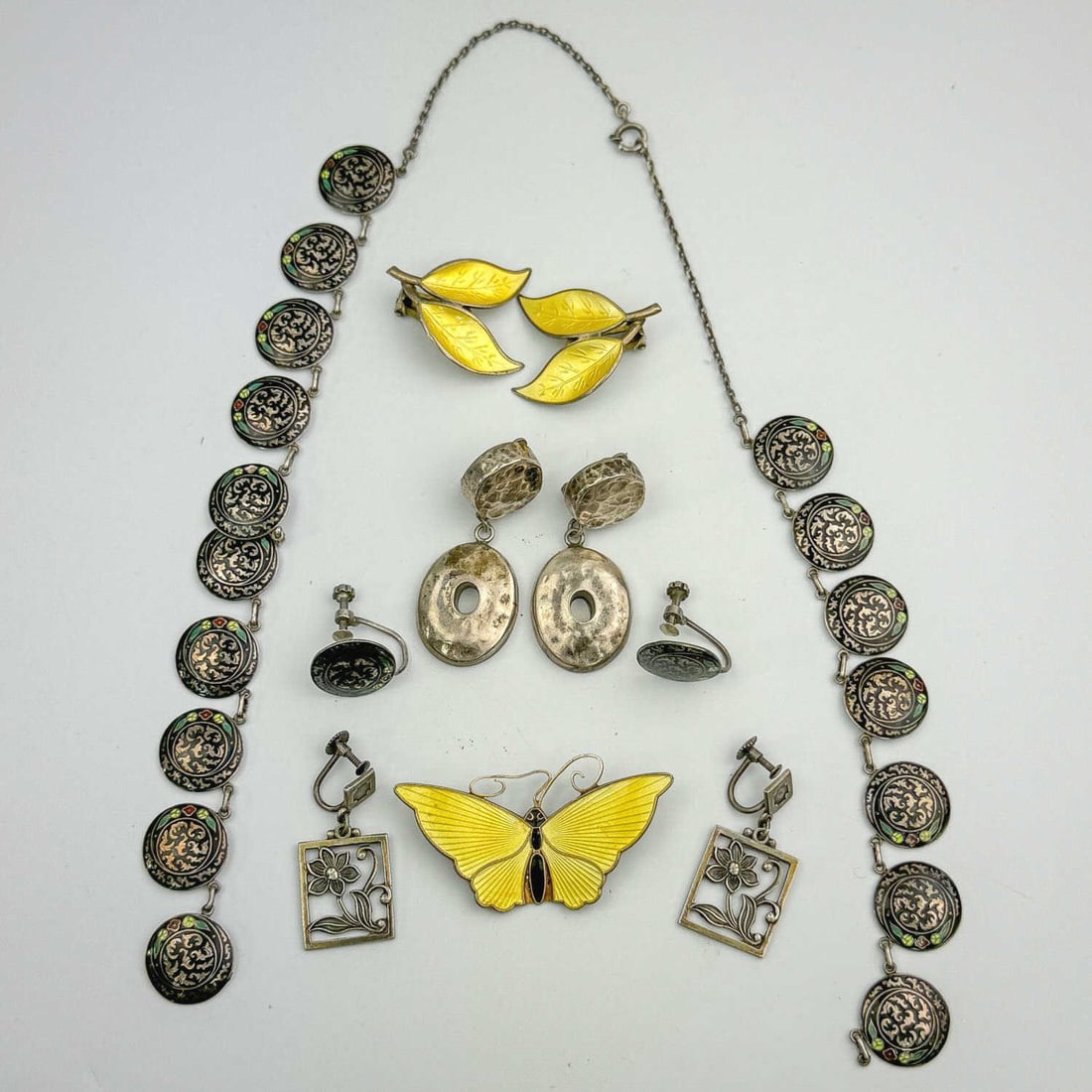 Group Lot of Unusual Sterling Silver Jewelry (1 of 3)