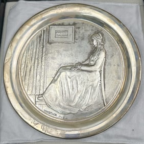 Vintage Washington Mint Sterling Silver Plate 1972
