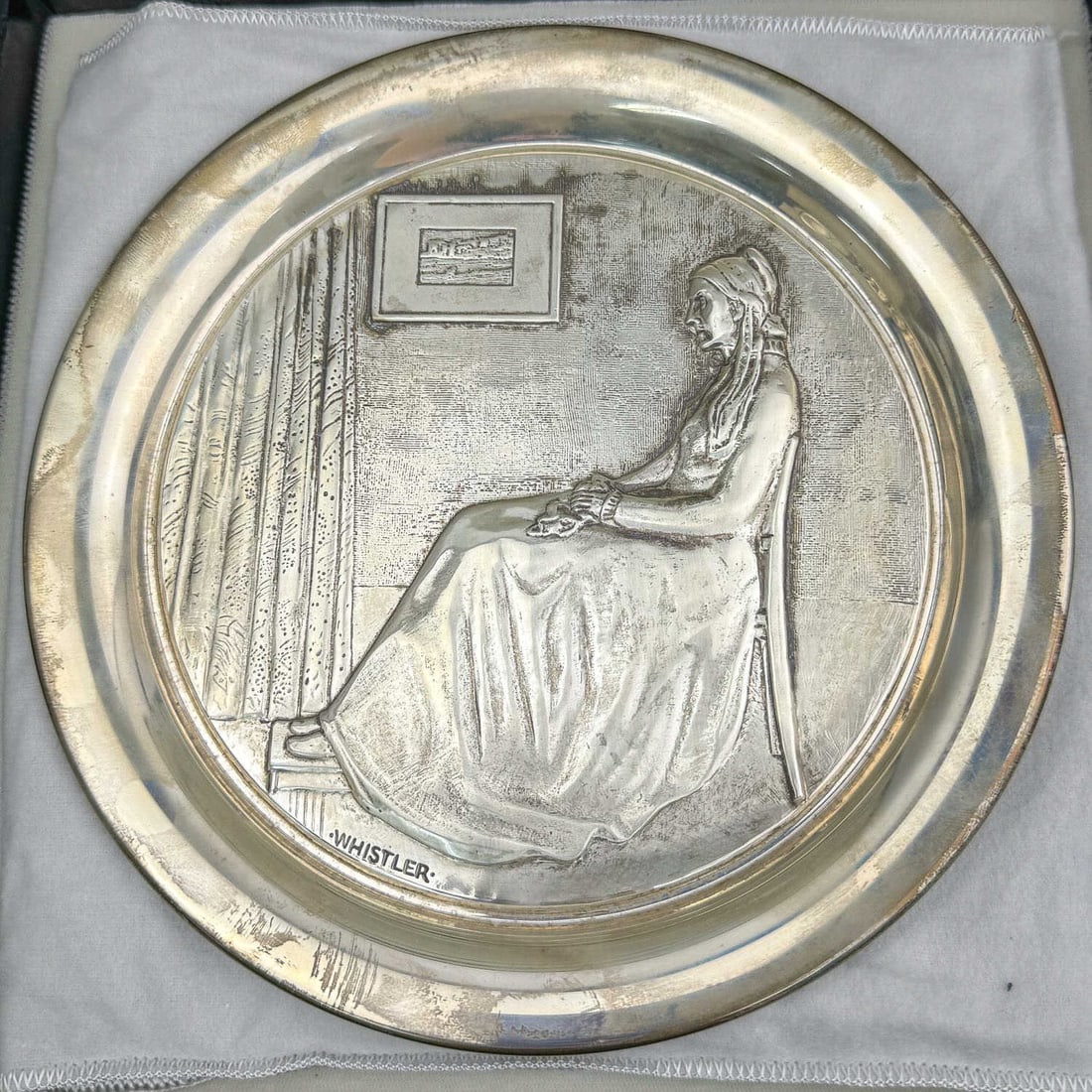 Vintage Washington Mint Sterling Silver Plate 1972 (1 of 9)