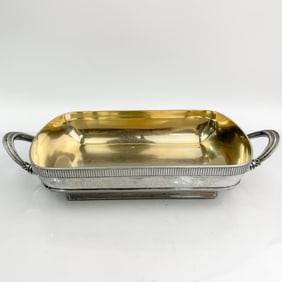 American Gorham Sterling Silver Entree Dish c.1877